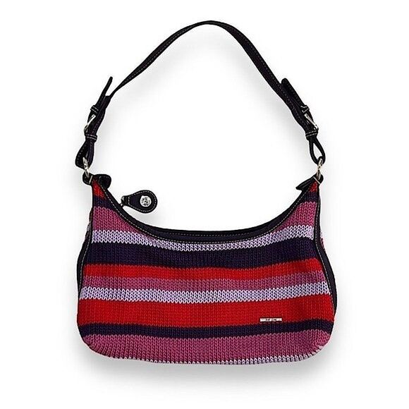The Sak Red Purple Crochet Shoulder Bag - Picture 1 of 11